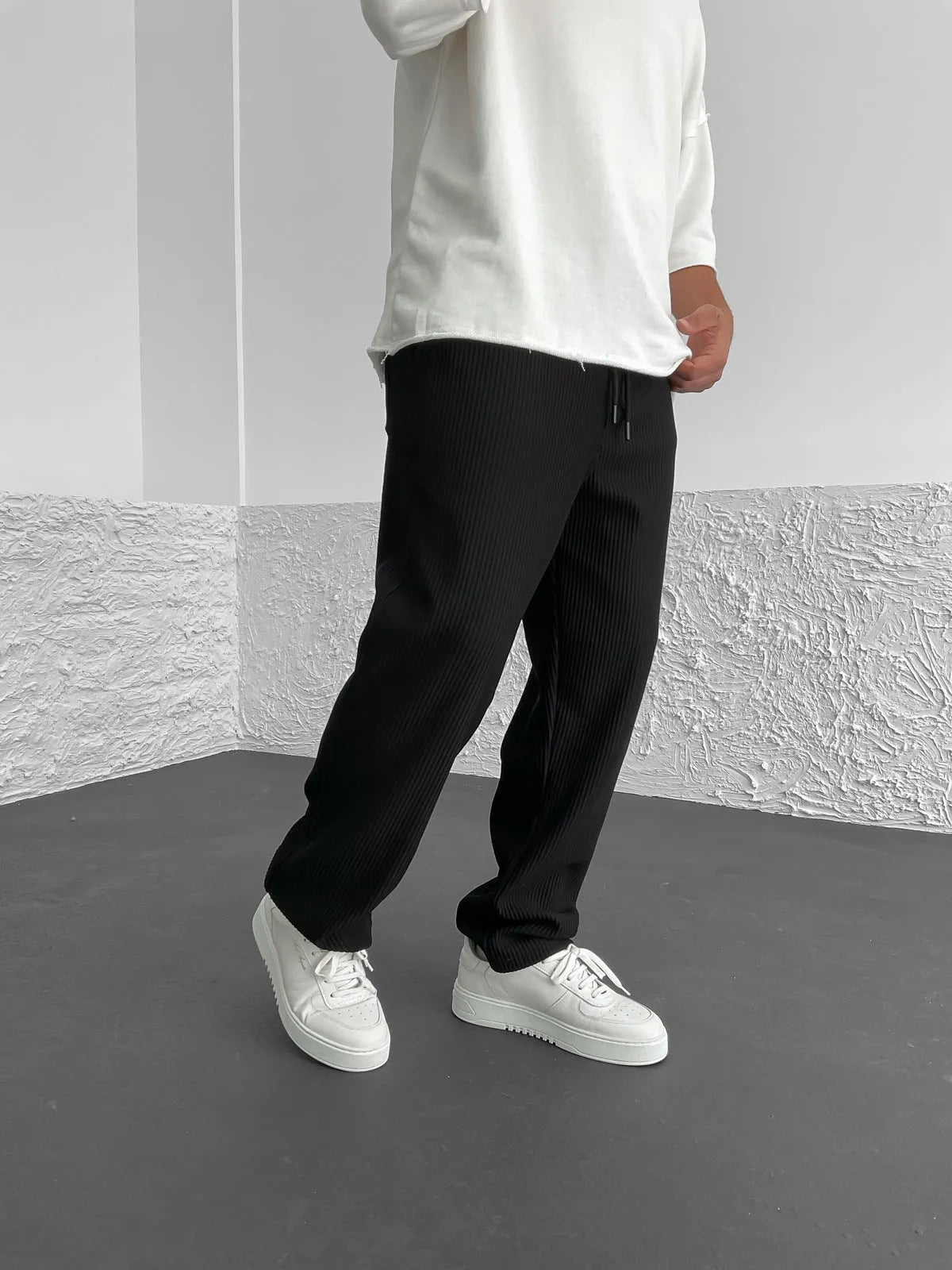 Keet | Loose ribbed trousers