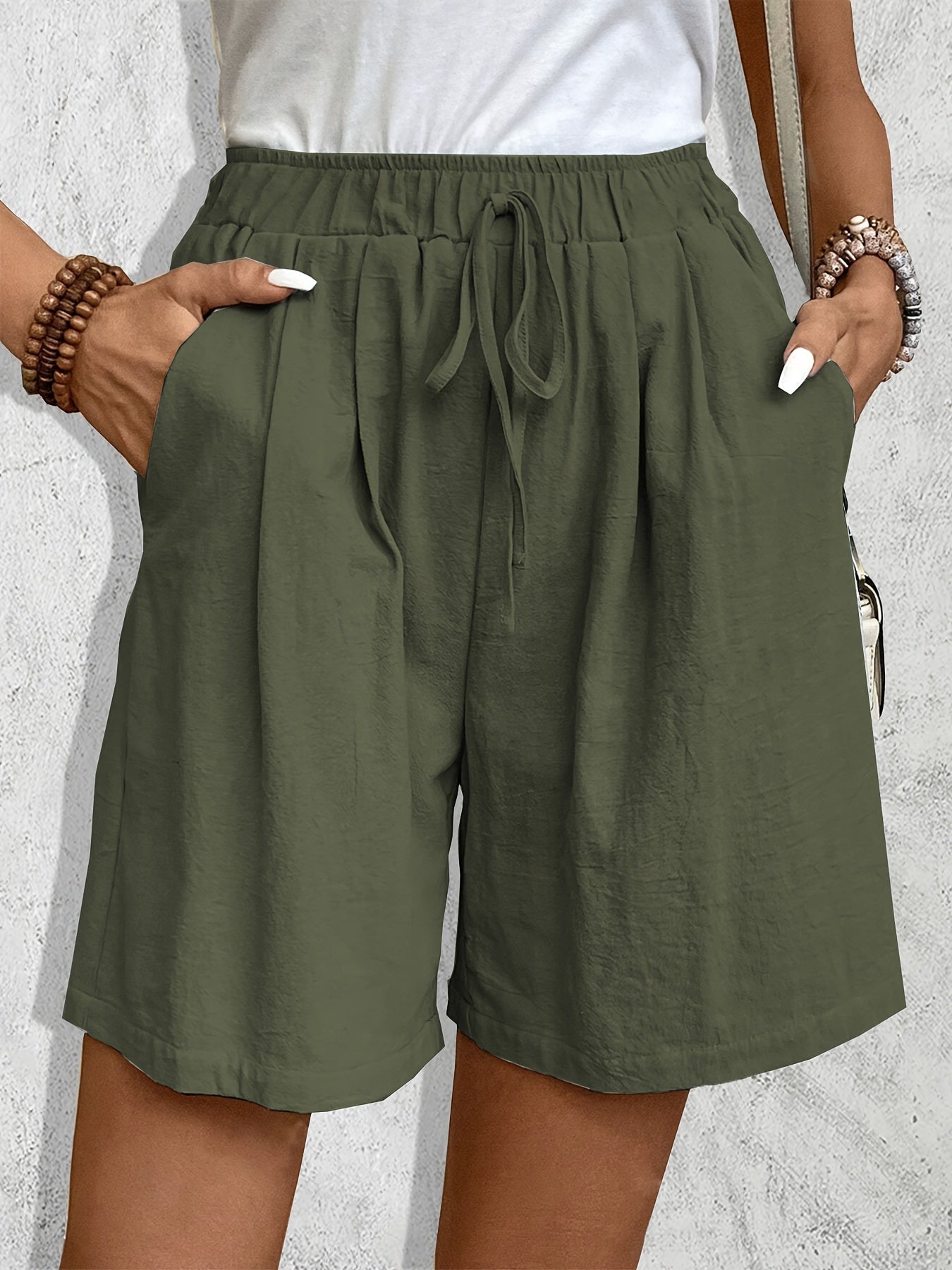 Lori | Lace Up Shorts