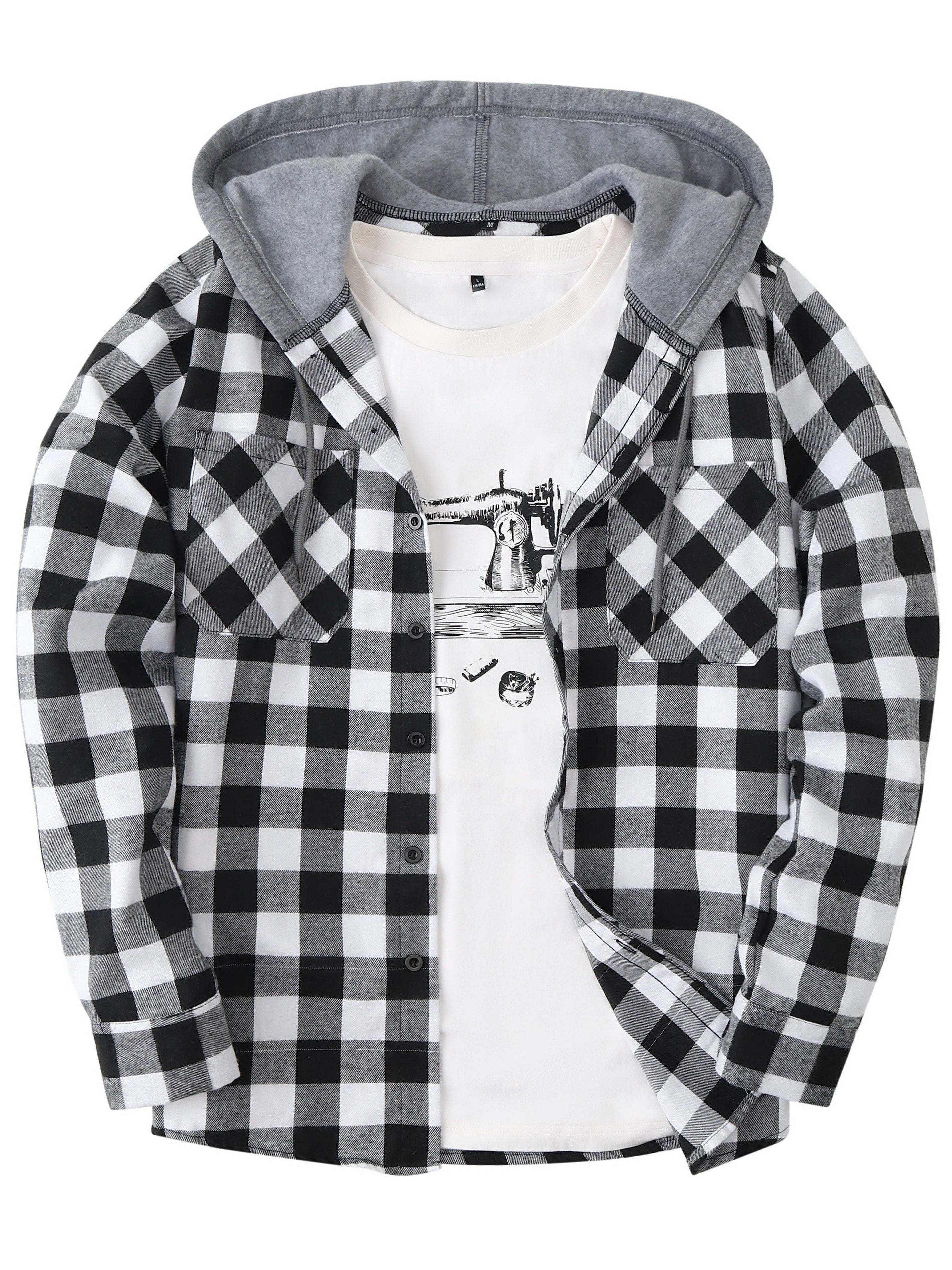 Stan | Men's Hooded Flannel Jacket