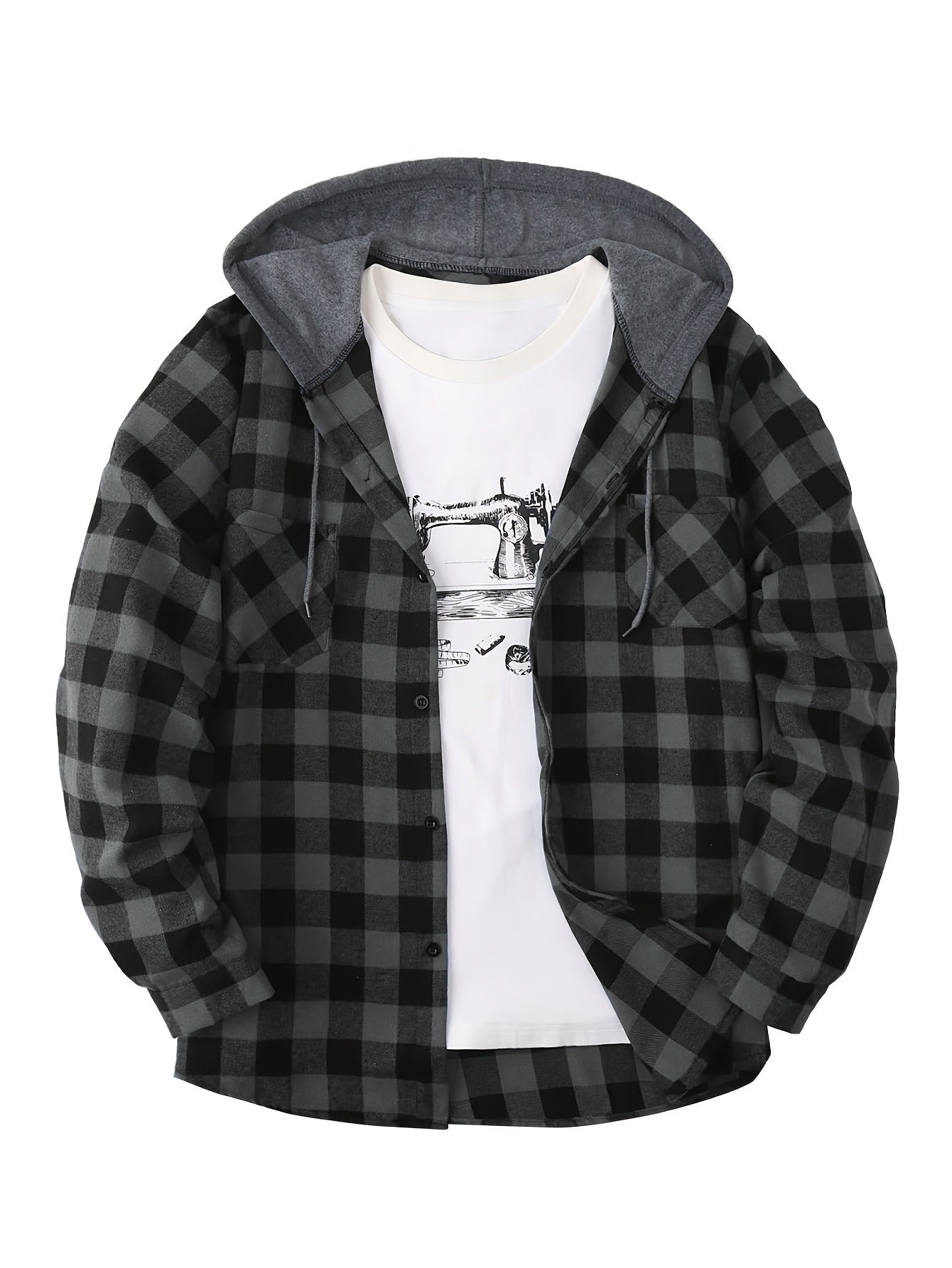 Stan | Men's Hooded Flannel Jacket