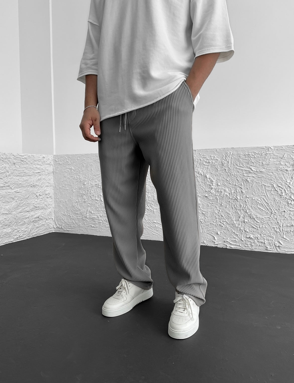 Keet | Loose ribbed trousers