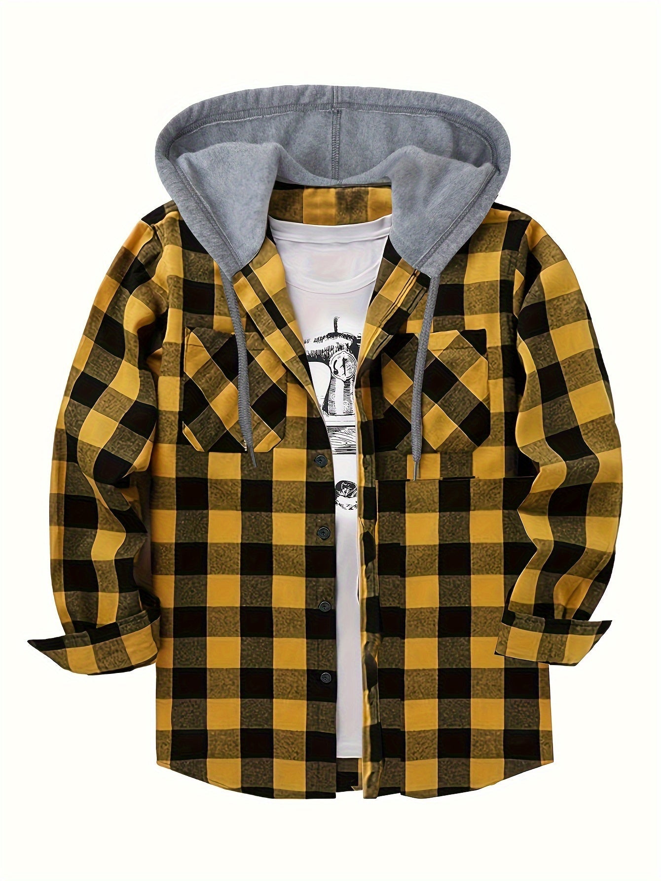 Stan | Men's Hooded Flannel Jacket