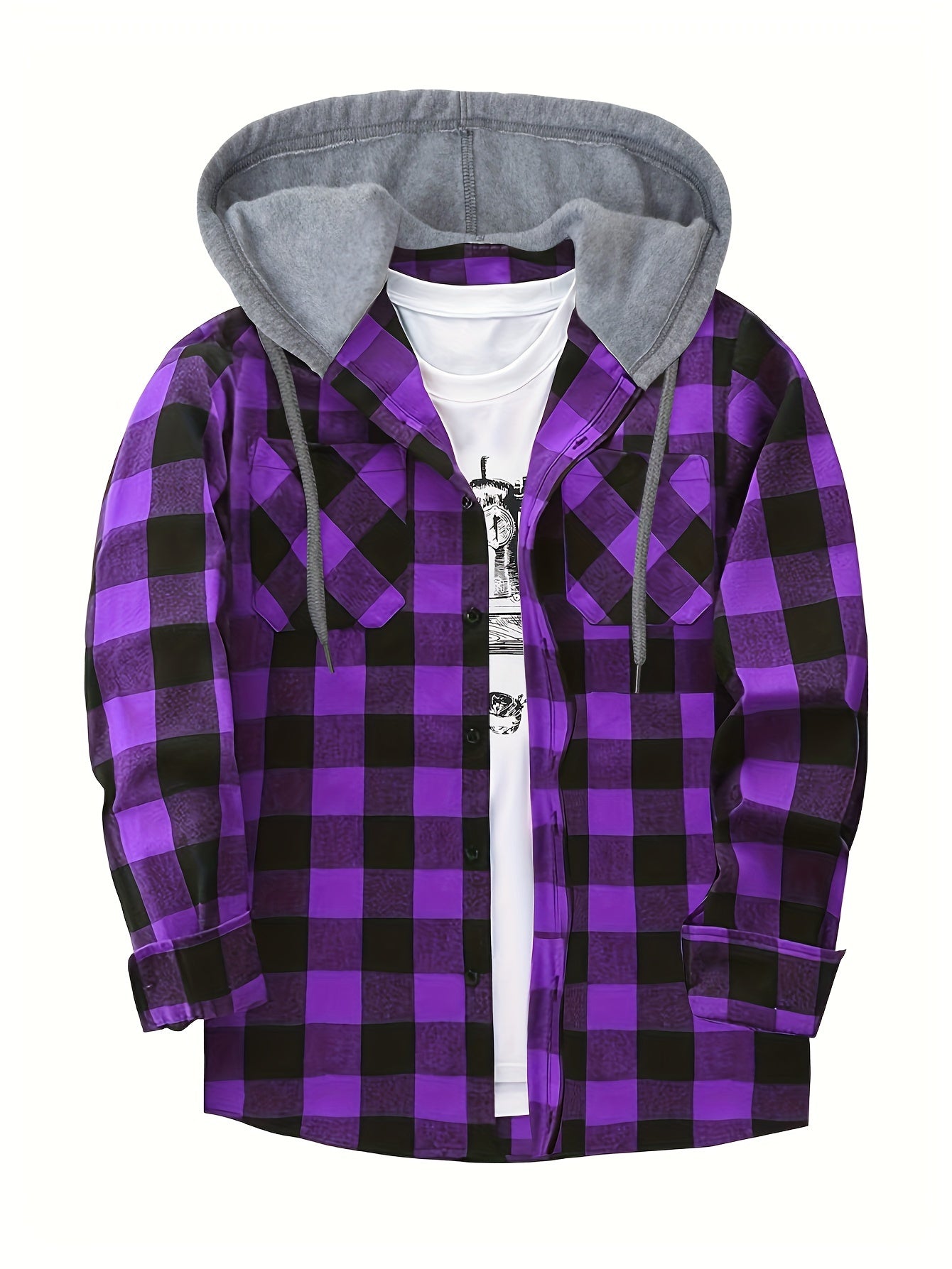 Stan | Men's Hooded Flannel Jacket