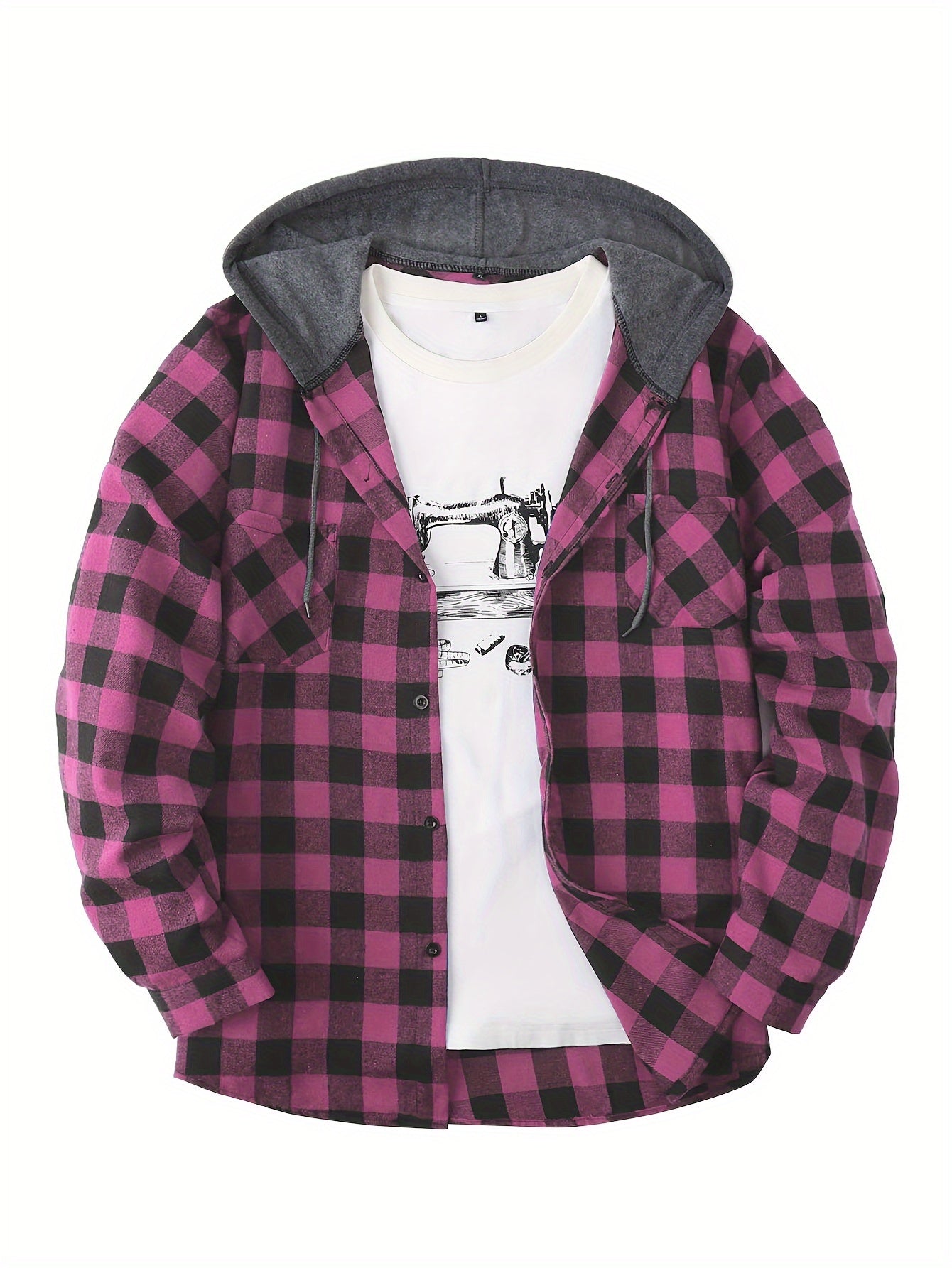 Stan | Men's Hooded Flannel Jacket