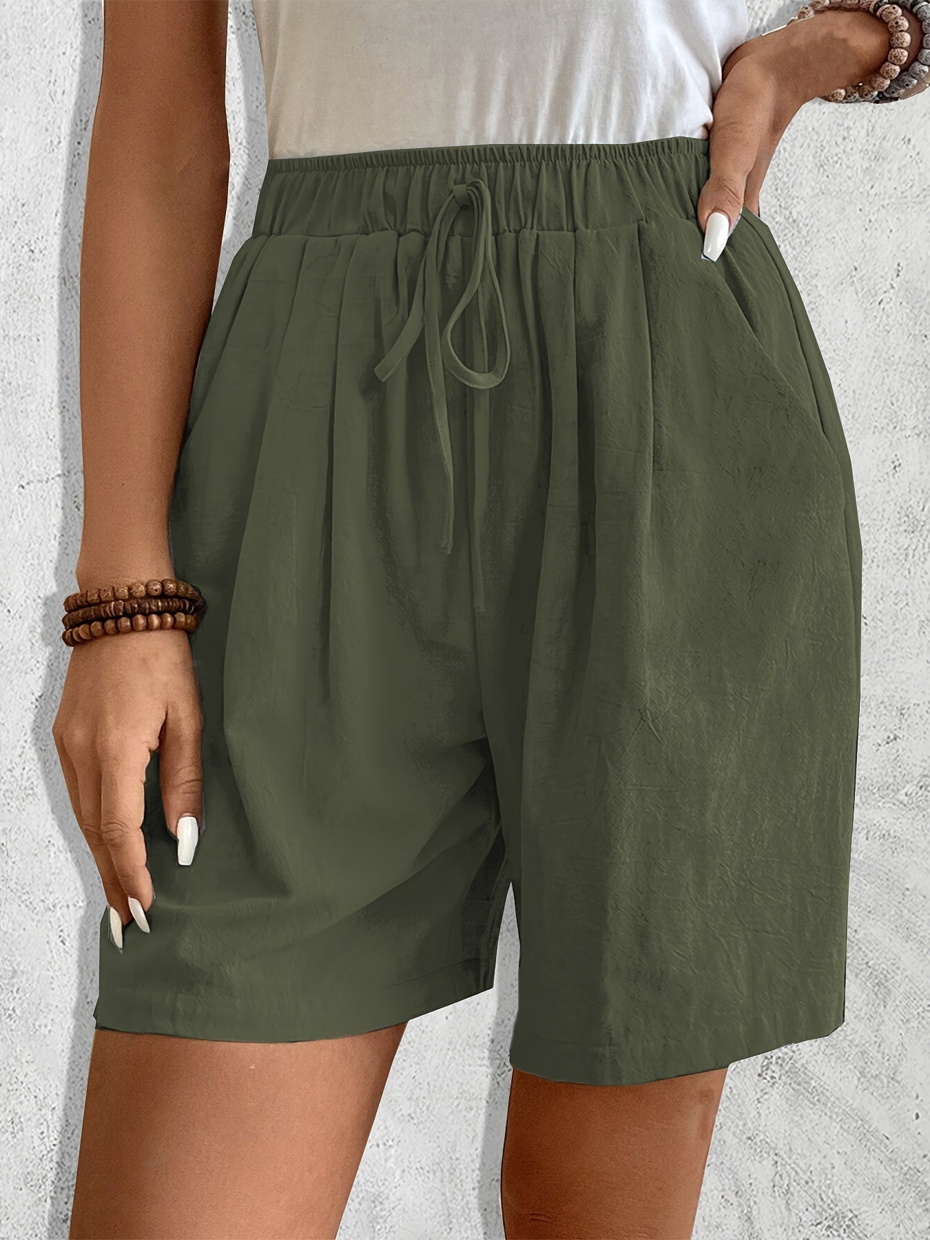 Lori | Lace Up Shorts