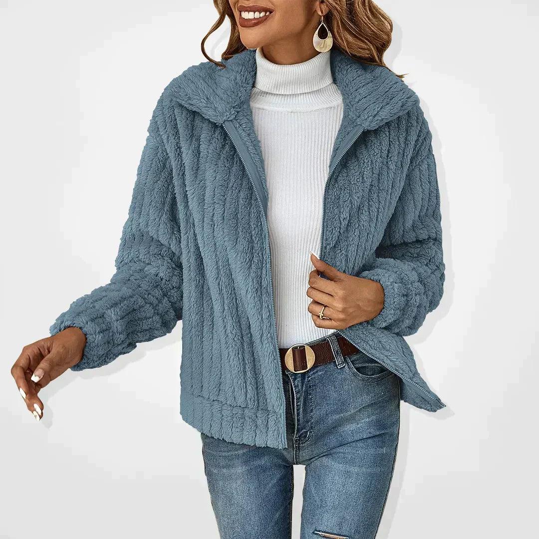 Amber™ | Casual Plush Knitted Jacket