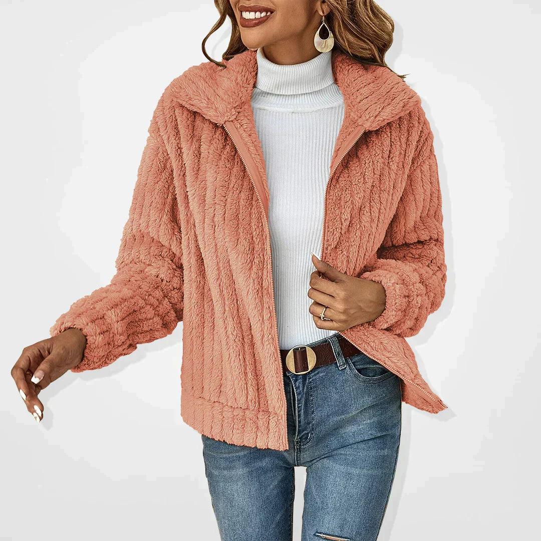 Amber™ | Casual Plush Knitted Jacket