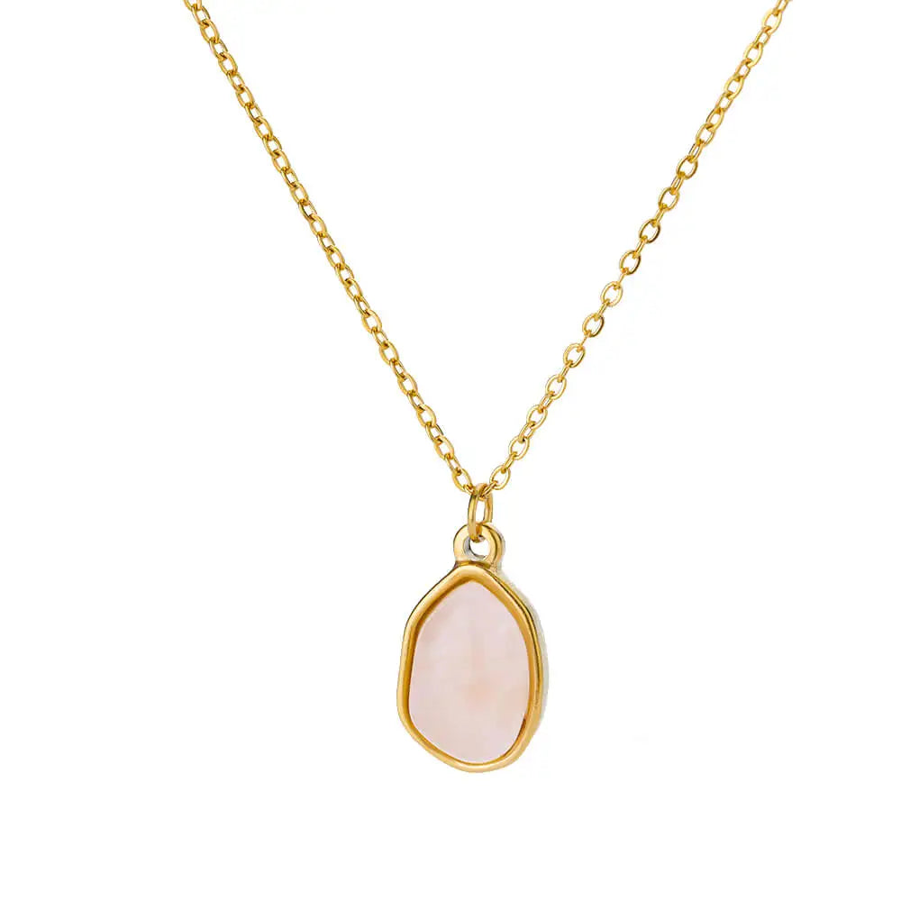 Aurora Opal Oval Necklace