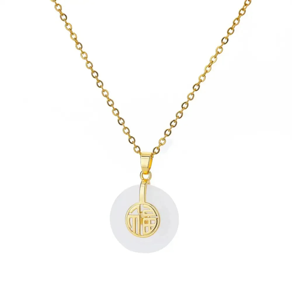 Aurora Opal Oval Necklace