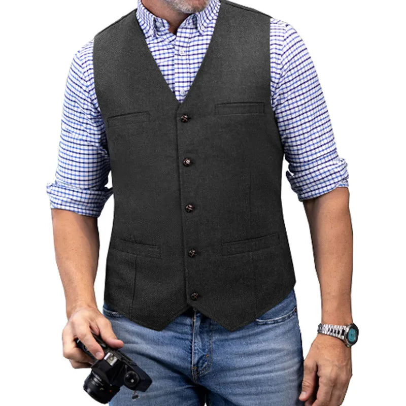 Ross™ – Elegant Men's Waistcoat