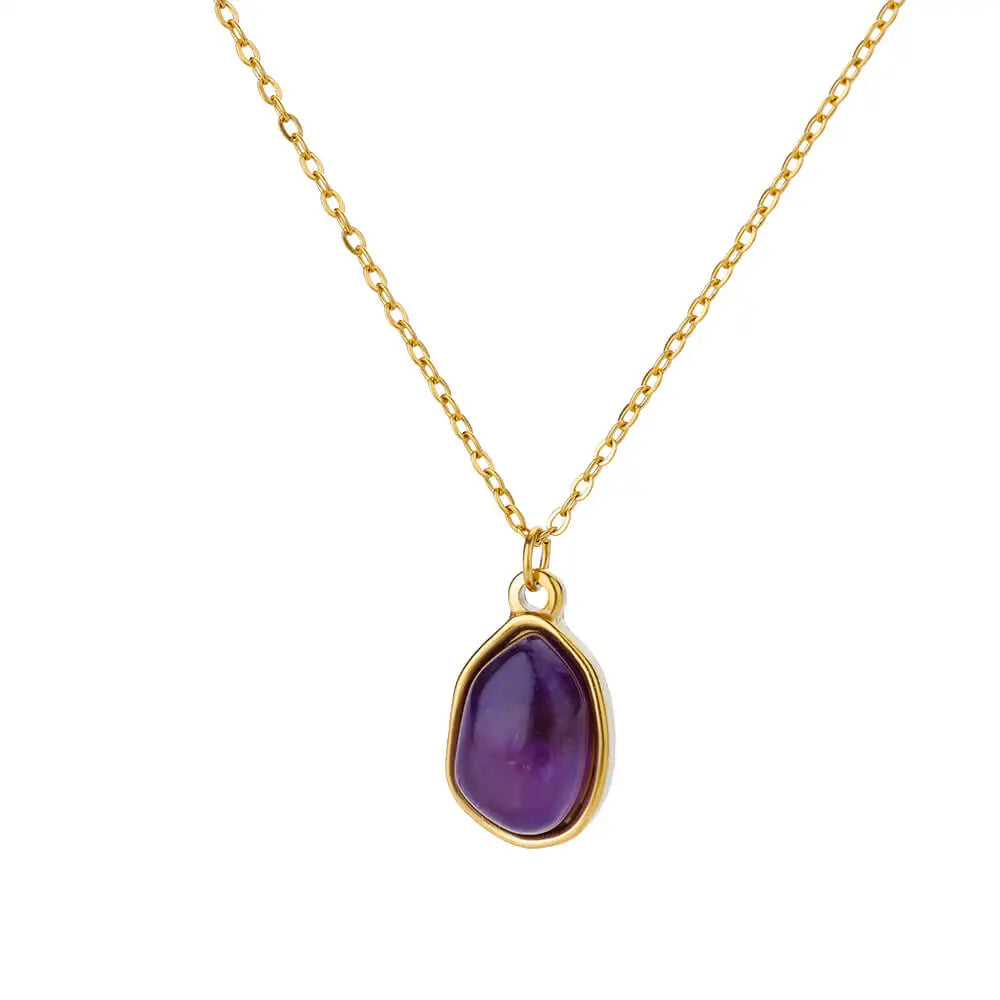 Aurora Opal Oval Necklace