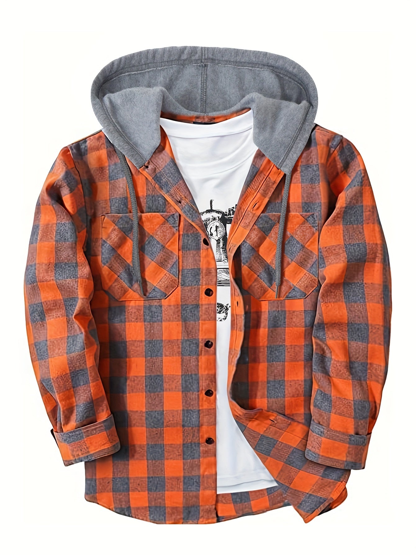 Stan | Men's Hooded Flannel Jacket