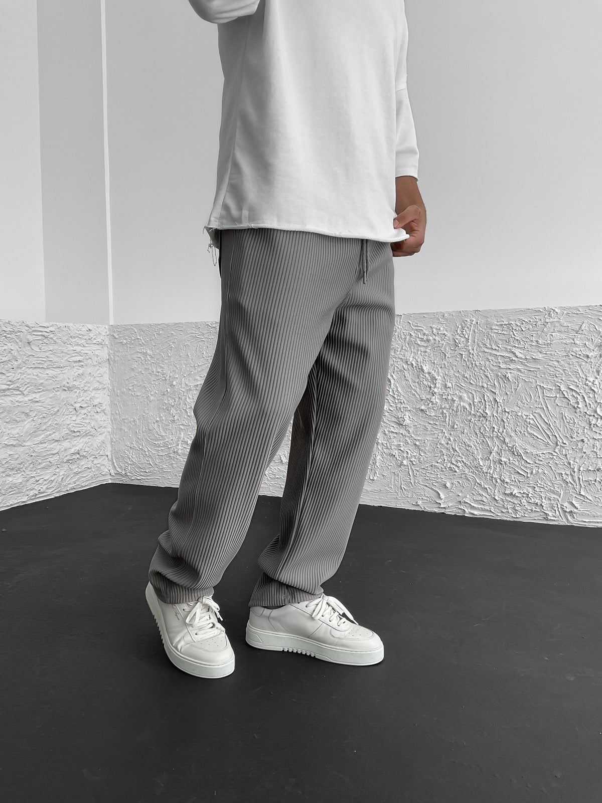 Keet | Loose ribbed trousers