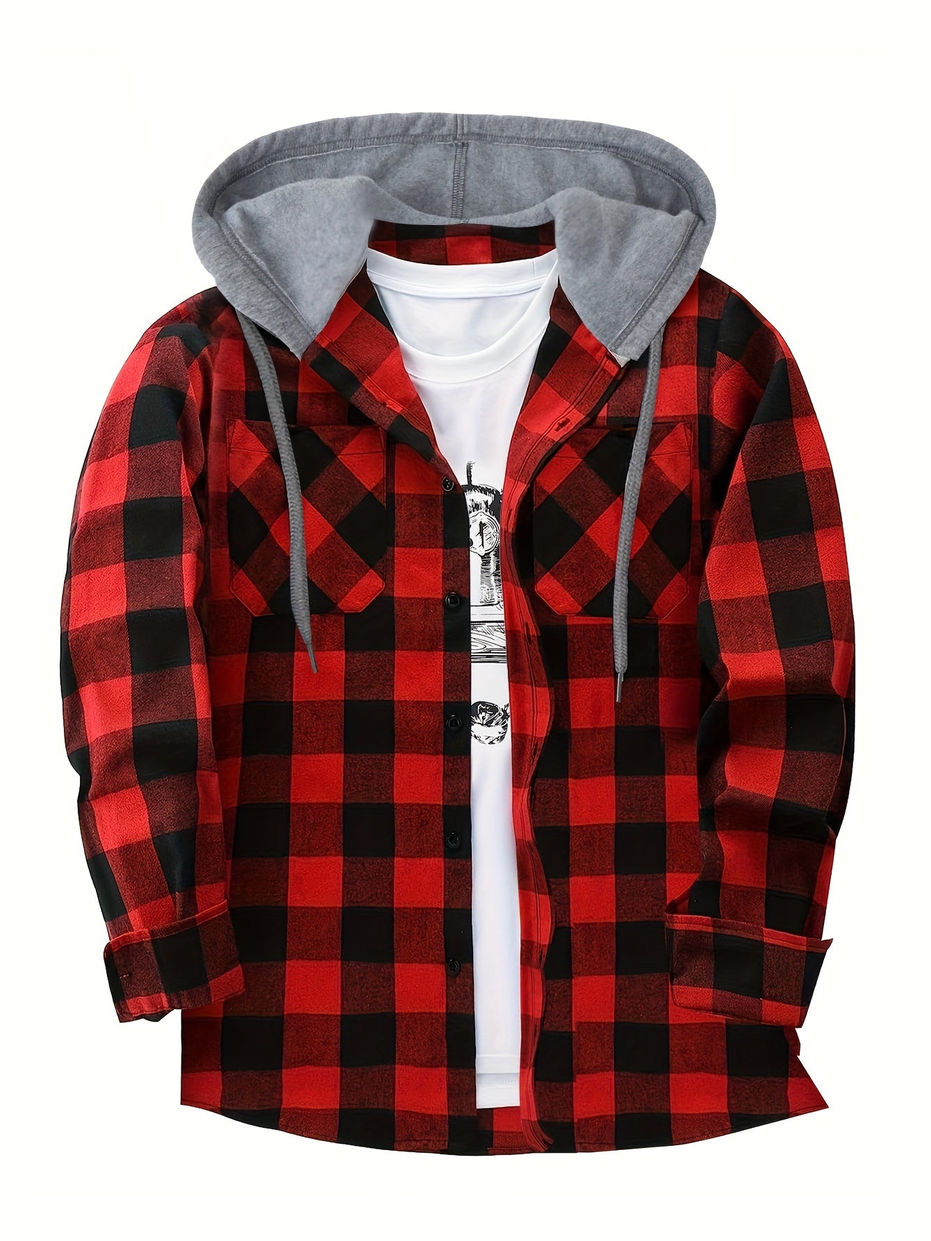 Stan | Men's Hooded Flannel Jacket