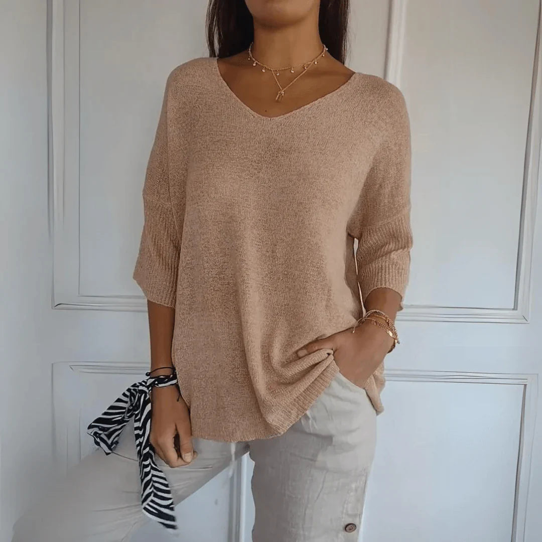 Lori - Elegant Knitted Shirt