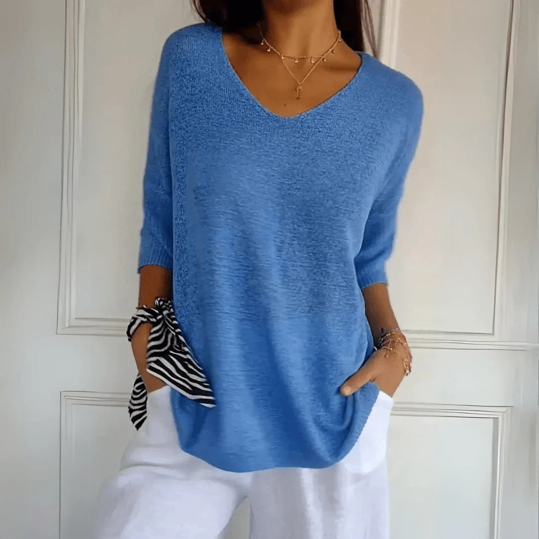 Lori - Elegant Knitted Shirt