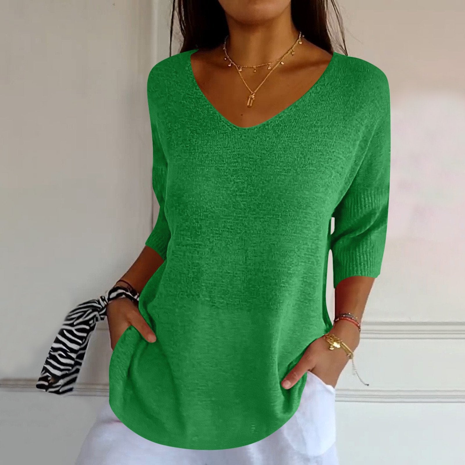 Lori - Elegant Knitted Shirt