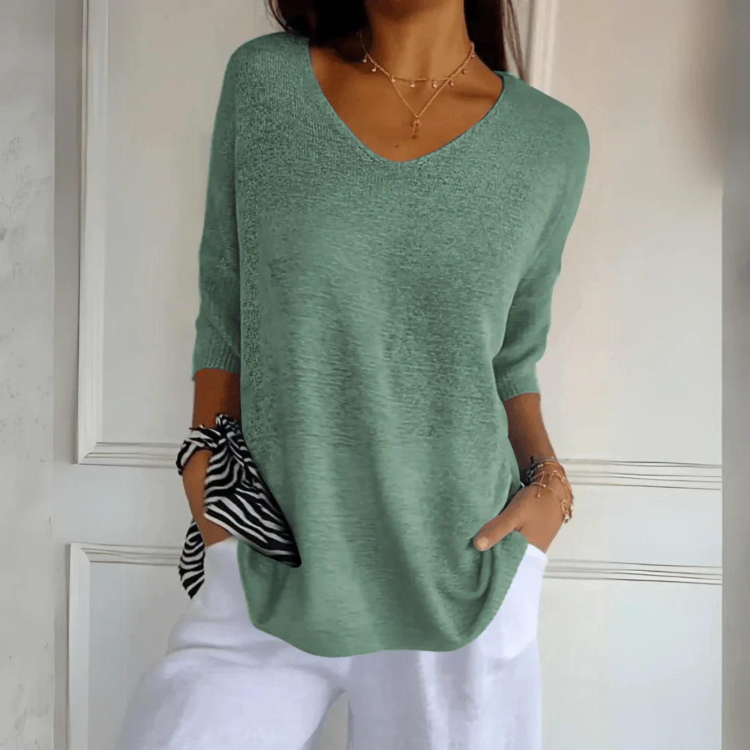 Lori - Elegant Knitted Shirt