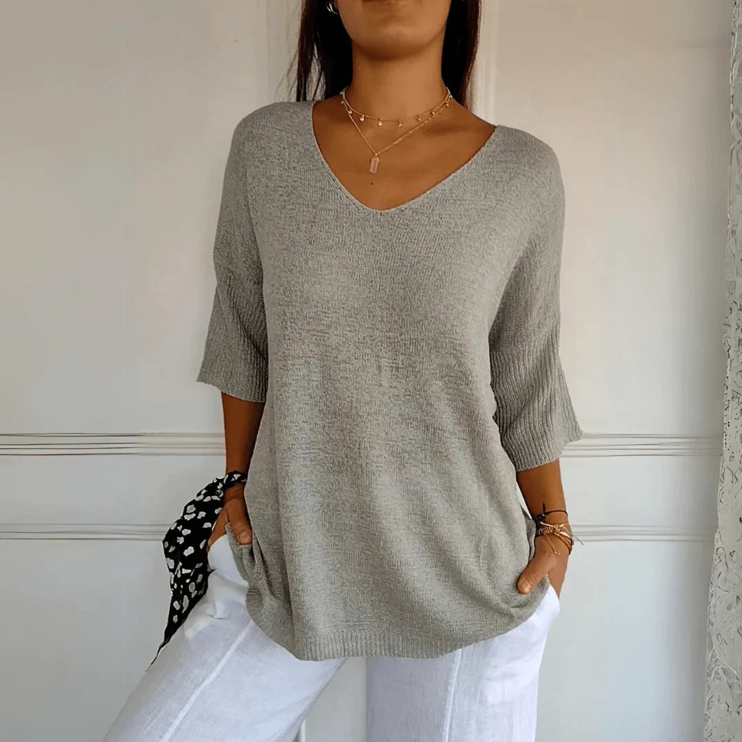 Lori - Elegant Knitted Shirt