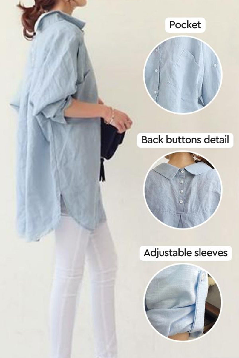 Mira | Oversized Linen Shirt