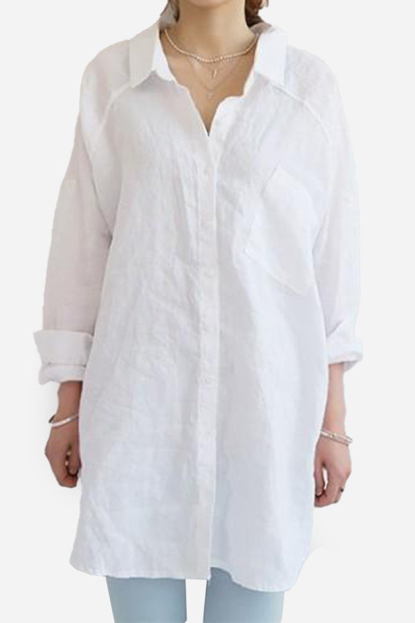 Mira | Oversized Linen Shirt