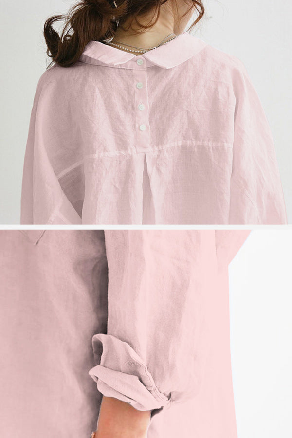 Mira | Oversized Linen Shirt