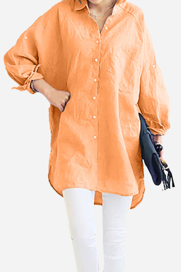 Mira | Oversized Linen Shirt