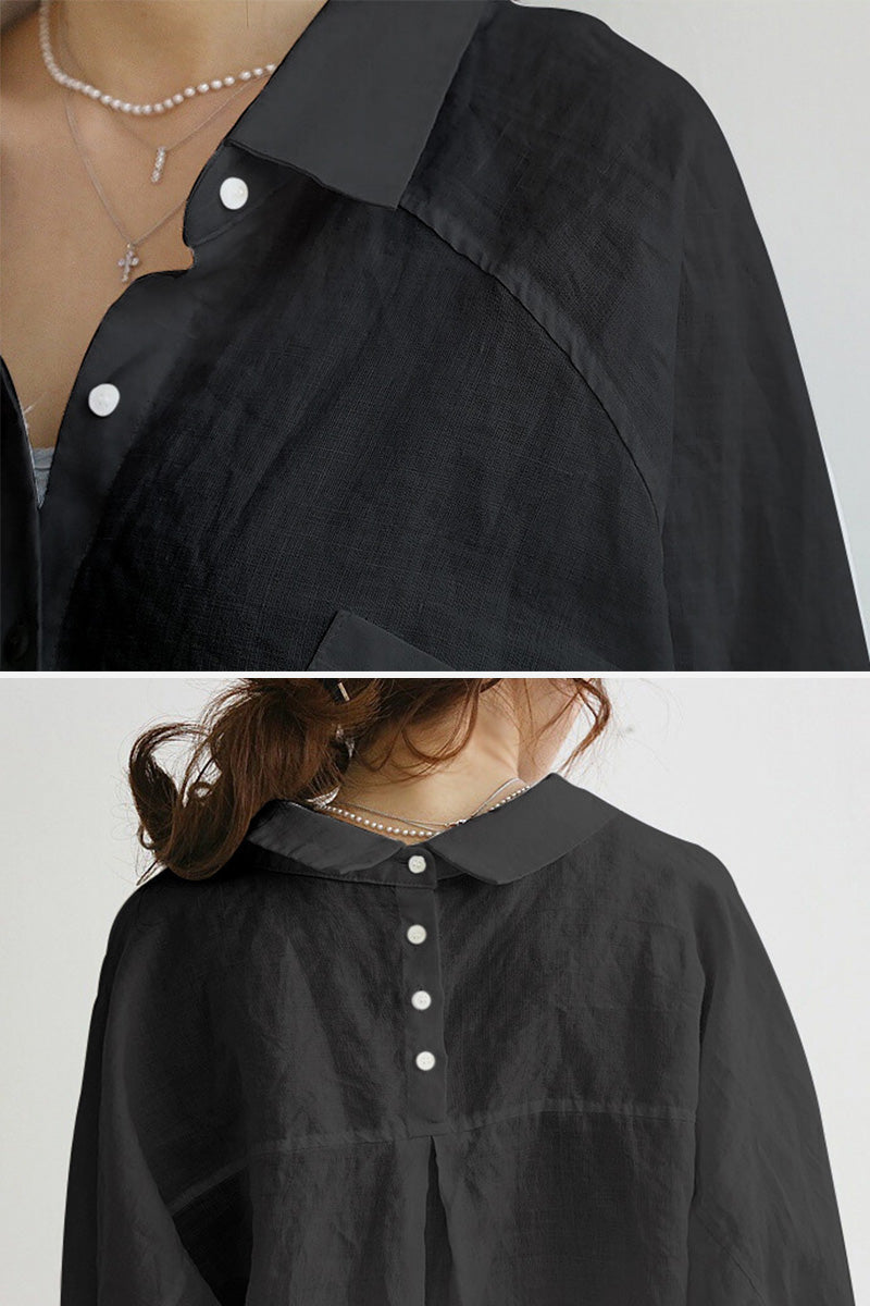 Mira | Oversized Linen Shirt