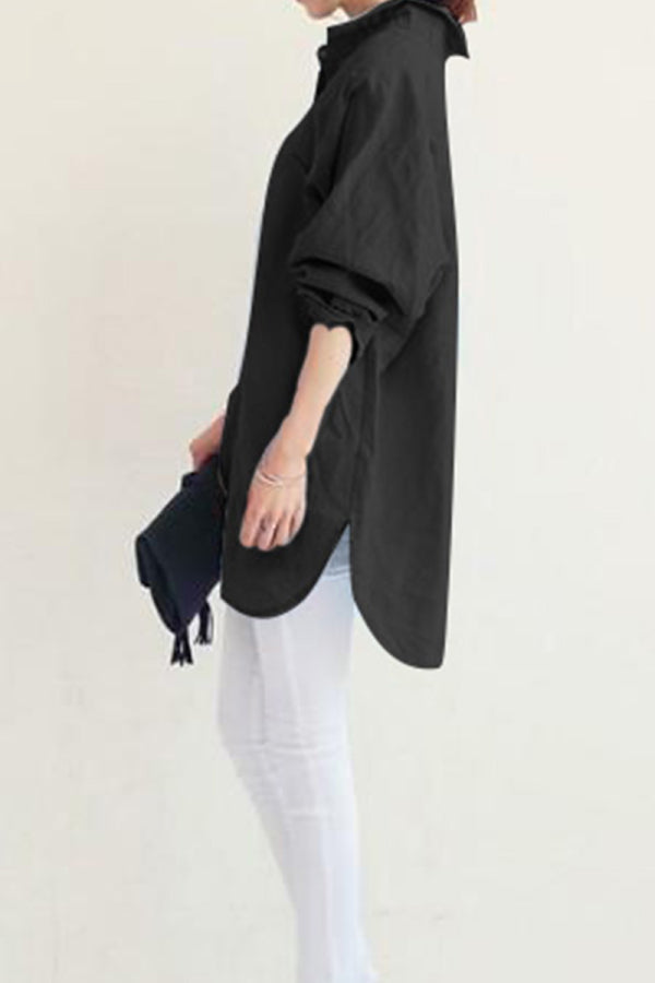 Mira | Oversized Linen Shirt