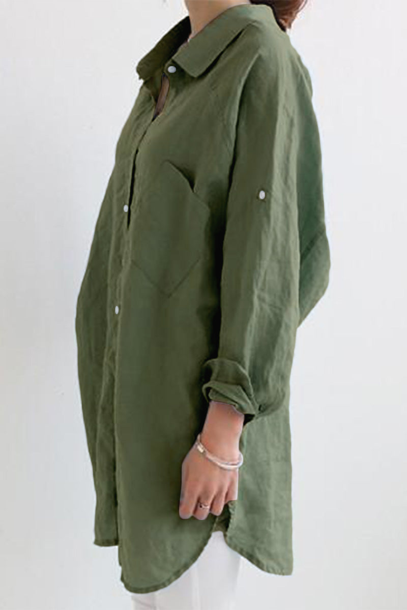 Mira | Oversized Linen Shirt