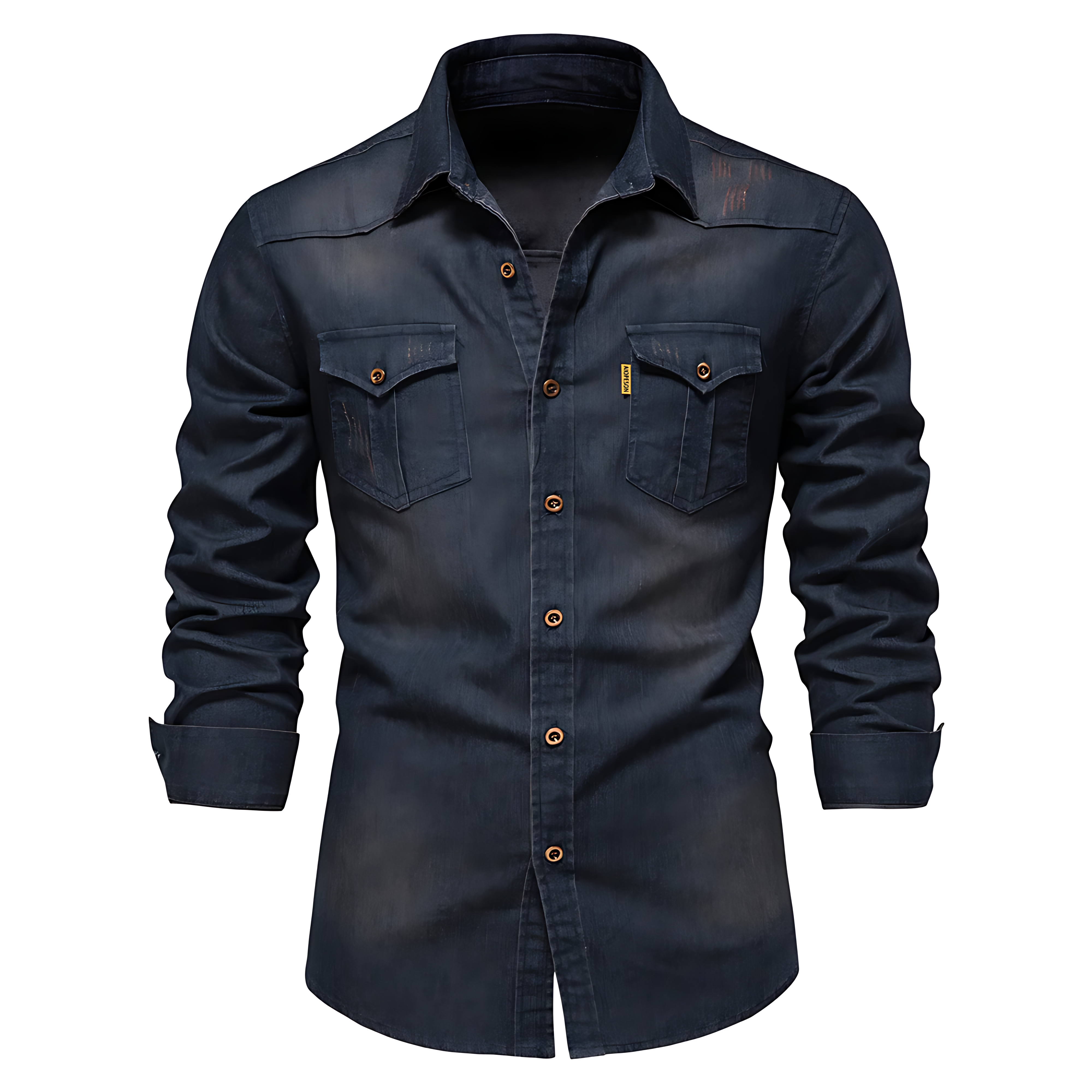 Henry™ | Men's Cotton Denim Shirt